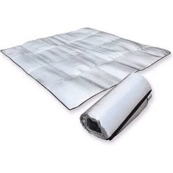 Cisea Feuille D'aluminium Unique étanche Eva Camping Mat Pliable Pliant Couchage Pique-Nique Plage Matelas Extérieur Tapis Pad Dampproof Imperméable Pique-Nique Tapis Blanc