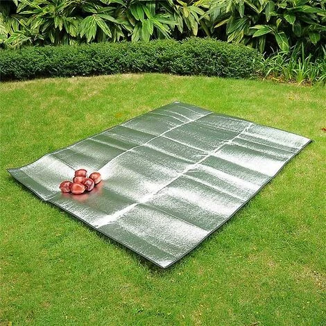 Cisea Feuille D'aluminium Unique étanche Eva Camping Mat Pliable Pliant Couchage Pique-Nique Plage Matelas Extérieur Tapis Pad Dampproof Imperméable Pique-Nique Tapis Blanc 3 Cisea Feuille D'aluminium Unique étanche Eva Camping Mat Pliable Pliant Couchage Pique-Nique Plage Matelas Extérieur Tapis Pad Dampproof Imperméable Pique-Nique Tapis Blanc – Image 3