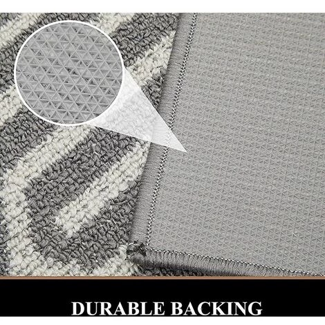 KAEJYIUT Tapis De Porte Gris 60x90 Cm Tapis De Porte Extérieur Imperméable Lavable Paillasson Robuste Antidérapant, Retient La Poussière, Tapis D'entrée Pour Intérieur, Salon, Cour, Porte Arrière Avant 3 KAEJYIUT Tapis De Porte Gris 60x90 Cm Tapis De Porte Extérieur Imperméable Lavable Paillasson Robuste Antidérapant, Retient La Poussière, Tapis D'entrée Pour Intérieur, Salon, Cour, Porte Arrière Avant – Image 3