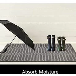 KAEJYIUT Tapis De Porte Gris 60x90 Cm Tapis De Porte Extérieur Imperméable Lavable Paillasson Robuste Antidérapant, Retient La Poussière, Tapis D'entrée Pour Intérieur, Salon, Cour, Porte Arrière Avant 8 KAEJYIUT Tapis De Porte Gris 60x90 Cm Tapis De Porte Extérieur Imperméable Lavable Paillasson Robuste Antidérapant, Retient La Poussière, Tapis D'entrée Pour Intérieur, Salon, Cour, Porte Arrière Avant -Tapis et paillasson Soldes 66211039 4