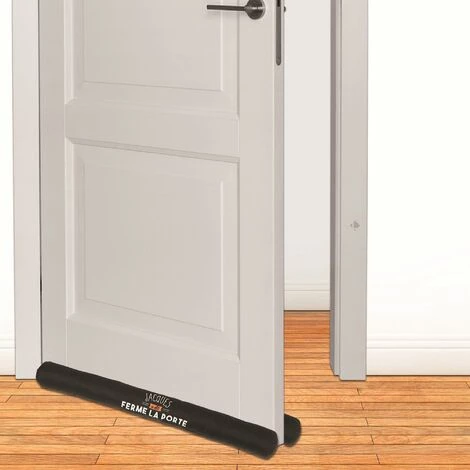 LINNEA Boudin De Porte Double 80 Cm JACQUES A DIT Noir - Noir 3 LINNEA Boudin De Porte Double 80 Cm JACQUES A DIT Noir - Noir – Image 3