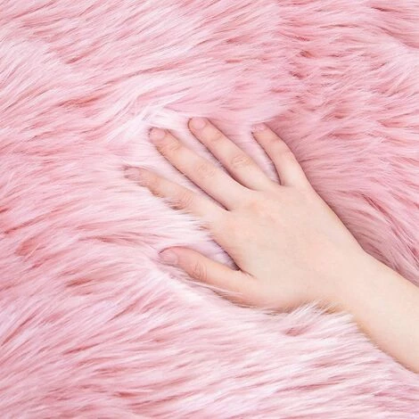 HELLO KITTY BAIN Tapis Imitation Peau De Mouton Meilleure Qualité Tapis Irrégulier Pour Chambre, Salon, Chambre D'enfant Rose 3 HELLO KITTY BAIN Tapis Imitation Peau De Mouton Meilleure Qualité Tapis Irrégulier Pour Chambre, Salon, Chambre D'enfant Rose – Image 3