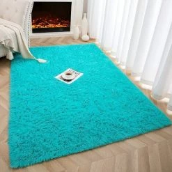 FVBJD Tapis Doux Et Moelleux Pour Chambre D'enfant, Chambre D'enfant, Tapis De Chambre D'enfant En Peluche, Tapis En Fourrure Pour Garçons, Filles, Dortoir D'université, Tapis Moelleux, Salon, Décoration De La Maison. -Tapis et paillasson Soldes 66358274 3