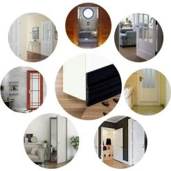 Calfeutrer Bas De Porte, 100 X 5cm Bas De Porte Adhési, Souple Silicone Isolant Phonique Thermique Bande D'étanchéité Anti Bruit Poussière Stop à L'air Froid Anti Souris Insectes Noir,Adélala 7 Calfeutrer Bas De Porte, 100 X 5cm Bas De Porte Adhési, Souple Silicone Isolant Phonique Thermique Bande D'étanchéité Anti Bruit Poussière Stop à L'air Froid Anti Souris Insectes Noir,Adélala -Tapis et paillasson Soldes 66383324 3