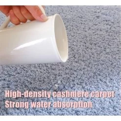 BF Tapis De Salon Intérieur Velours Moelleux Tapis Moelleux Doux Cachemire Tapis Décoratif Chaise Coussin Canapé Coussin -Tapis et paillasson Soldes 66437341 4