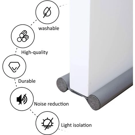 BDD Bas De Porte Double Isolation Bas De Porte Anti-froid Coupe-vent De Porte Coupe-froid Double Porte 3 BDD Bas De Porte Double Isolation Bas De Porte Anti-froid Coupe-vent De Porte Coupe-froid Double Porte – Image 3