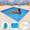 BENOBBY KIDS Couverture De Plage Anti-sable Imperméable, Tapis De Plage Extra Large Sans Sable, Tapis Portable Portable, Tapis De Pique-nique Extérieur, Tapis De Plage Couleur Bleu