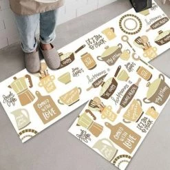 FUIENKO Tapis De Cuisine Long Antidérapant, Impression 3d, Paillasson Absorbant, Design De Dessin Animé Nordique, Pour Entrée, Salle De Bain Moderne, Balcon, Tapis De Prière,Kitchen Mat,40x60cm -Tapis et paillasson Soldes 66871289 3