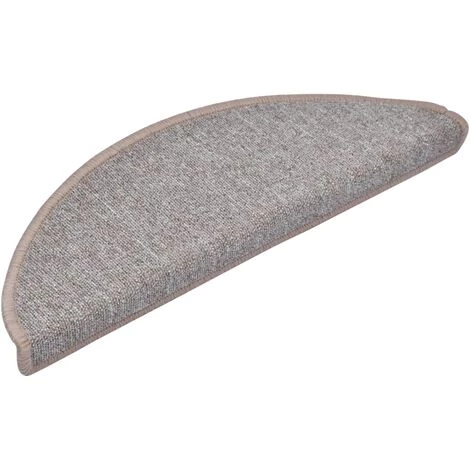 TRUE DEAL Tapis D'escalier 5 Pcs 65x28 Cm Marron Clair 3 TRUE DEAL Tapis D'escalier 5 Pcs 65x28 Cm Marron Clair – Image 3