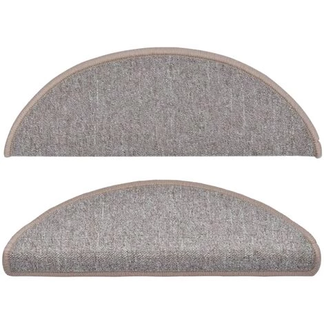 TRUE DEAL Tapis D'escalier 5 Pcs 65x28 Cm Marron Clair 4 TRUE DEAL Tapis D'escalier 5 Pcs 65x28 Cm Marron Clair – Image 4