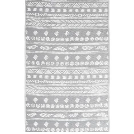 TRUE DEAL Tapis D'extérieur Gris 140x200 Cm PP 2 TRUE DEAL Tapis D'extérieur Gris 140x200 Cm PP – Image 2