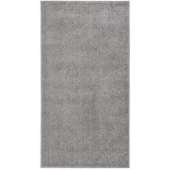TRUE DEAL Tapis à Poils Courts 80x150 Cm Gris