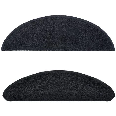 TRUE DEAL Tapis D'escalier 5 Pcs 56x20 Cm Noir 4 TRUE DEAL Tapis D'escalier 5 Pcs 56x20 Cm Noir – Image 4