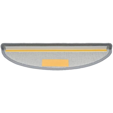 TRUE DEAL Tapis D'escalier 5 Pcs 65x28 Cm Gris Clair 5 TRUE DEAL Tapis D'escalier 5 Pcs 65x28 Cm Gris Clair – Image 5