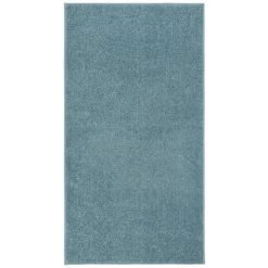 TRUE DEAL Tapis à Poils Courts 80x150 Cm Bleu