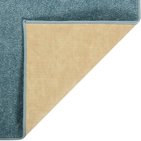TRUE DEAL Tapis à Poils Courts 80x150 Cm Bleu 4 TRUE DEAL Tapis à Poils Courts 80x150 Cm Bleu – Image 4