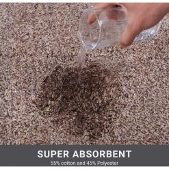 GGNRALNY Tapis Paillasson Entrée Intérieur Tapis Antidérapant Anti-Poussière Paillasson Pour D'Entree Interieur Tapis De Porte Lavable Grand Absorbant Coton à Pied Premium Série 45,5x71cm Brun -Tapis et paillasson Soldes 67353695 3