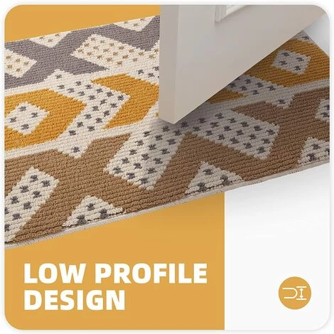 GGNRALNY Color G Tapis Entrée Intérieur, Tapis De Porte Lavable & Ultra Absorbant, Paillasson Antidérapant Pour Intérieur, Extérieur, Chambre, Cuisine, Salle De Bain, Couloir - 50 X 80 Cm, Jaune 2 GGNRALNY Color G Tapis Entrée Intérieur, Tapis De Porte Lavable & Ultra Absorbant, Paillasson Antidérapant Pour Intérieur, Extérieur, Chambre, Cuisine, Salle De Bain, Couloir - 50 X 80 Cm, Jaune – Image 2