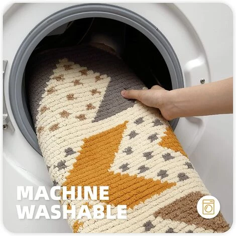 GGNRALNY Color G Tapis Entrée Intérieur, Tapis De Porte Lavable & Ultra Absorbant, Paillasson Antidérapant Pour Intérieur, Extérieur, Chambre, Cuisine, Salle De Bain, Couloir - 50 X 80 Cm, Jaune 5 GGNRALNY Color G Tapis Entrée Intérieur, Tapis De Porte Lavable & Ultra Absorbant, Paillasson Antidérapant Pour Intérieur, Extérieur, Chambre, Cuisine, Salle De Bain, Couloir - 50 X 80 Cm, Jaune – Image 5