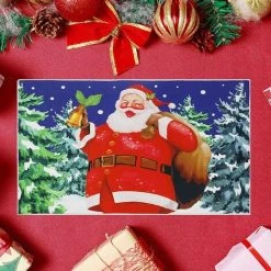 GGNRALNY Paillasson Interieur, Tapis Entree 43x75 Cm, Antidérapant Lavable Absorbant Facile à Nettoyer Tapis De Sol, Pour Chambre, Cuisine, Entrée, Couloir (Père Noël) 9 GGNRALNY Paillasson Interieur, Tapis Entree 43x75 Cm, Antidérapant Lavable Absorbant Facile à Nettoyer Tapis De Sol, Pour Chambre, Cuisine, Entrée, Couloir (Père Noël) -Tapis et paillasson Soldes 67353711 5