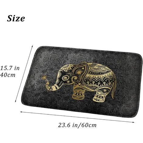 GGNRALNY Petit Tapis Imprimé à Design Créatif, Paillasson Tapis D'Entrée Tapis De Bain Pour Maison Cuisine Chambre Antidérapant 3 GGNRALNY Petit Tapis Imprimé à Design Créatif, Paillasson Tapis D'Entrée Tapis De Bain Pour Maison Cuisine Chambre Antidérapant – Image 3