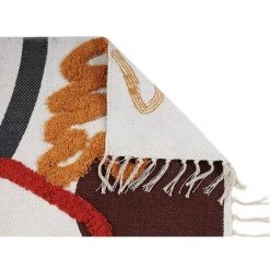 OZAIA Tapis Descente De Lit à Reliefs En Coton Imprimé - 60 X 110 Cm - Multicolore - PALMAS - Multicolore 7 OZAIA Tapis Descente De Lit à Reliefs En Coton Imprimé - 60 X 110 Cm - Multicolore - PALMAS - Multicolore -Tapis et paillasson Soldes 67370426 3