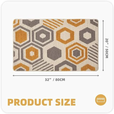 ENJOY Tapis Entrée Intérieur 50 X 80 Cm, Paillasson Intérieur, Tapis Entrée, Tapis D'entree Intérieur, Tapis De Porte Antidérapant, Absorbant, Lavable, Pour Intérieur, Entrée (Beige) 2 ENJOY Tapis Entrée Intérieur 50 X 80 Cm, Paillasson Intérieur, Tapis Entrée, Tapis D'entree Intérieur, Tapis De Porte Antidérapant, Absorbant, Lavable, Pour Intérieur, Entrée (Beige) – Image 2