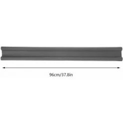 ENLENK 1PCS Bas De Porte Double Isolant,Boudin De Porte Stop Froid,Bas De Porte Isolant Double Protection Contre Courants D'air Anti Bruit (1PCS, Gris) -Tapis et paillasson Soldes 67473390 5