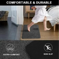 Tapis Entrée Intérieur Porte Paillasson Cuisine Antidérapant Tapis Bienvenue De Maison, Lavable & Ultra Absorbant Lave-Linge Applicable, 42*67cm (Noir),Tanètue 7 Tapis Entrée Intérieur Porte Paillasson Cuisine Antidérapant Tapis Bienvenue De Maison, Lavable & Ultra Absorbant Lave-Linge Applicable, 42*67cm (Noir),Tanètue -Tapis et paillasson Soldes 67650307 3