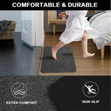 Tapis Entrée Intérieur Porte Paillasson Cuisine Antidérapant Tapis Bienvenue De Maison, Lavable & Ultra Absorbant Lave-Linge Applicable, 42*67cm (Noir),Tanètue 3 Tapis Entrée Intérieur Porte Paillasson Cuisine Antidérapant Tapis Bienvenue De Maison, Lavable & Ultra Absorbant Lave-Linge Applicable, 42*67cm (Noir),Tanètue – Image 3