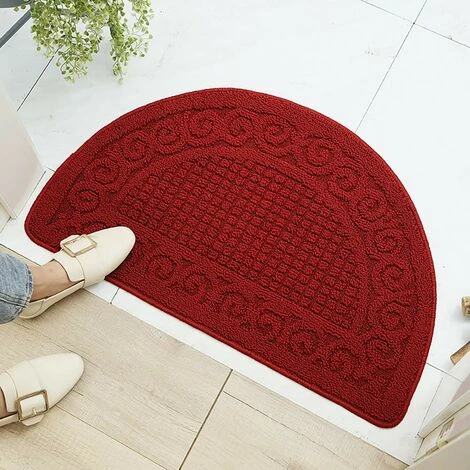 FLYME TPR Lune Tapis Entree Interieur, Durable Tapis Antiderapant, Paillasson Interieur, Tapis Absorbants, Entree Mat, Paillassons Pour Entrée Lavable En Machine 40 * 63CM Rouge 1 FLYME TPR Lune Tapis Entree Interieur, Durable Tapis Antiderapant, Paillasson Interieur, Tapis Absorbants, Entree Mat, Paillassons Pour Entrée Lavable En Machine 40 * 63CM Rouge