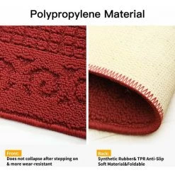 FLYME TPR Lune Tapis Entree Interieur, Durable Tapis Antiderapant, Paillasson Interieur, Tapis Absorbants, Entree Mat, Paillassons Pour Entrée Lavable En Machine 40 * 63CM Rouge 7 FLYME TPR Lune Tapis Entree Interieur, Durable Tapis Antiderapant, Paillasson Interieur, Tapis Absorbants, Entree Mat, Paillassons Pour Entrée Lavable En Machine 40 * 63CM Rouge -Tapis et paillasson Soldes 67812185 3
