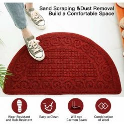 FLYME TPR Lune Tapis Entree Interieur, Durable Tapis Antiderapant, Paillasson Interieur, Tapis Absorbants, Entree Mat, Paillassons Pour Entrée Lavable En Machine 40 * 63CM Rouge 9 FLYME TPR Lune Tapis Entree Interieur, Durable Tapis Antiderapant, Paillasson Interieur, Tapis Absorbants, Entree Mat, Paillassons Pour Entrée Lavable En Machine 40 * 63CM Rouge -Tapis et paillasson Soldes 67812185 5