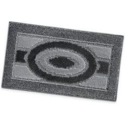 EMMEVI Paillasson Absorbant Doux Et Antidérapant Rectangulaire Gris - 40x70 Cm