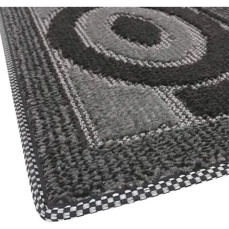 EMMEVI Paillasson Absorbant Doux Et Antidérapant Rectangulaire Gris - 40x70 Cm 2 EMMEVI Paillasson Absorbant Doux Et Antidérapant Rectangulaire Gris - 40x70 Cm – Image 2