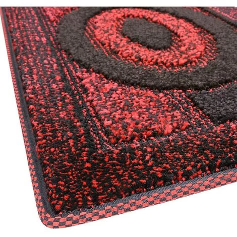 EMMEVI Paillasson Absorbant Doux Et Antidérapant Rectangulaire Rouge - 40x70 Cm 2 EMMEVI Paillasson Absorbant Doux Et Antidérapant Rectangulaire Rouge - 40x70 Cm – Image 2