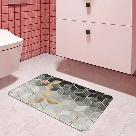 FUIENKO Paillasson Géométrique Découpé En PVC, Tapis D'entrée De Maison, De Cuisine, De Salon, De Chambre à Coucher, De Porte Antidérapante,elisa-dd1 (61)-1.jpg,500mm X 800mm 2 FUIENKO Paillasson Géométrique Découpé En PVC, Tapis D'entrée De Maison, De Cuisine, De Salon, De Chambre à Coucher, De Porte Antidérapante,elisa-dd1 (61)-1.jpg,500mm X 800mm – Image 2