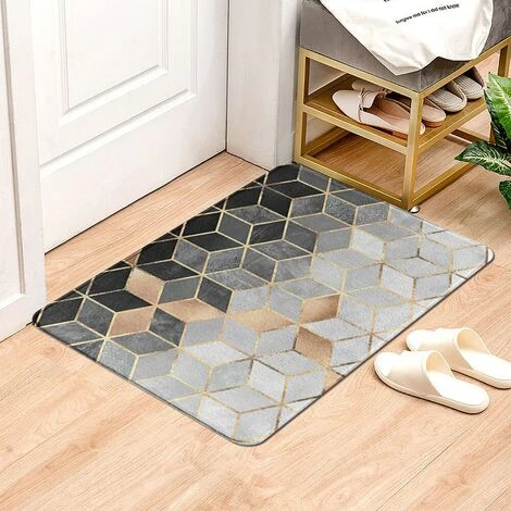 FUIENKO Paillasson Géométrique Découpé En PVC, Tapis D'entrée De Maison, De Cuisine, De Salon, De Chambre à Coucher, De Porte Antidérapante,elisa-dd1 (61)-1.jpg,500mm X 800mm 3 FUIENKO Paillasson Géométrique Découpé En PVC, Tapis D'entrée De Maison, De Cuisine, De Salon, De Chambre à Coucher, De Porte Antidérapante,elisa-dd1 (61)-1.jpg,500mm X 800mm – Image 3