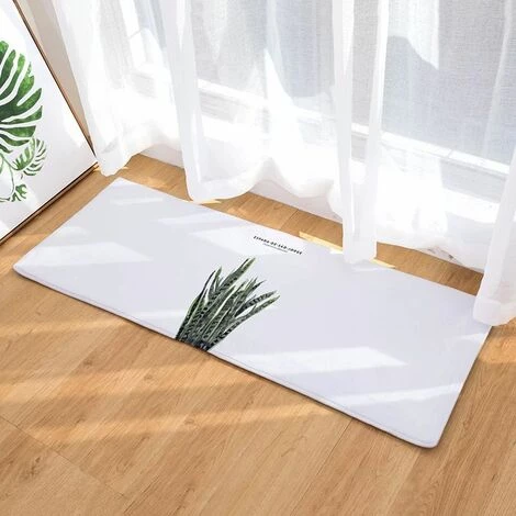 FUIENKO Tapis De Sol Long Absorbant, Série Pot Plantes, Tapis De Cuisine, Tapis De Bain, Paillasson D'entrée De Maison, Chambre à Coucher, Salon,06,50 Cm X 80 Cm 3 FUIENKO Tapis De Sol Long Absorbant, Série Pot Plantes, Tapis De Cuisine, Tapis De Bain, Paillasson D'entrée De Maison, Chambre à Coucher, Salon,06,50 Cm X 80 Cm – Image 3