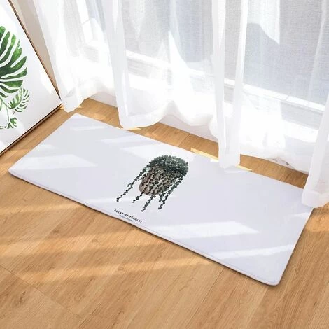 FUIENKO Tapis De Sol Long Absorbant, Série Pot Plantes, Tapis De Cuisine, Tapis De Bain, Paillasson D'entrée De Maison, Chambre à Coucher, Salon,06,50 Cm X 80 Cm 5 FUIENKO Tapis De Sol Long Absorbant, Série Pot Plantes, Tapis De Cuisine, Tapis De Bain, Paillasson D'entrée De Maison, Chambre à Coucher, Salon,06,50 Cm X 80 Cm – Image 5