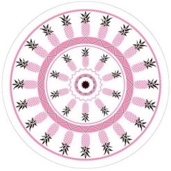 GRUPO K-2 Pareo Tapiz Playa Redonda Con Flecos 145 Cm To-01