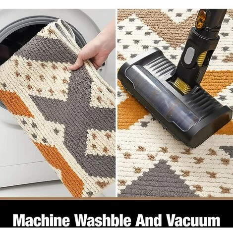LLOVE Paillasson Antidérapant, Tapis De Porte | Doux | Lavable En Machine | Absorbant Et Résistant | Tapis Entrée Pour Intérieur, Extérieur, Chambre, Cuisine, Couloir - 50 X 80 Cm, Jaune 5 LLOVE Paillasson Antidérapant, Tapis De Porte | Doux | Lavable En Machine | Absorbant Et Résistant | Tapis Entrée Pour Intérieur, Extérieur, Chambre, Cuisine, Couloir - 50 X 80 Cm, Jaune – Image 5
