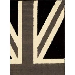 DEZENCO Tapis Enfant 80x150 Cm Rectangulaire BC UNION JACK BLACK AND WITHE Gris Chambre Adapté Au Chauffage Par Le Sol - Gris 6 DEZENCO Tapis Enfant 80x150 Cm Rectangulaire BC UNION JACK BLACK AND WITHE Gris Chambre Adapté Au Chauffage Par Le Sol - Gris -Tapis et paillasson Soldes 7365019 3