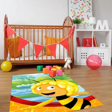 UNAMOURDETAPIS Tapis Enfant 95x133 Cm Rectangulaire MAYA CLOSE UP Multicolore Chambre Adapté Au Chauffage Par Le Sol - Multicolore 1 UNAMOURDETAPIS Tapis Enfant 95x133 Cm Rectangulaire MAYA CLOSE UP Multicolore Chambre Adapté Au Chauffage Par Le Sol - Multicolore