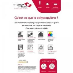 UNAMOURDETAPIS Tapis Salon 60x115 Cm Rectangulaire CULHAM Beige Entrée Adapté Au Chauffage Par Le Sol - Beige -Tapis et paillasson Soldes 7365874 4