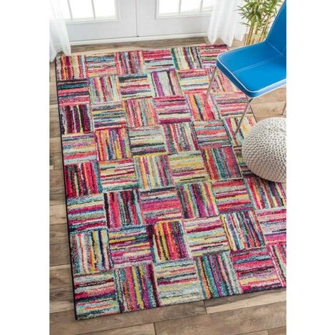 UNAMOURDETAPIS Tapis Salon 80x150 Cm Rectangulaire BOUTIK BRIK Multicolore Chambre Adapté Au Chauffage Par Le Sol - Multicolore 5 UNAMOURDETAPIS Tapis Salon 80x150 Cm Rectangulaire BOUTIK BRIK Multicolore Chambre Adapté Au Chauffage Par Le Sol - Multicolore – Image 5