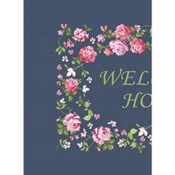 UNAMOURDETAPIS Paillasson 40x60 Cm Rectangulaire WELCOME 71 Bleu Entrée Adapté Au Chauffage Par Le Sol - Bleu -Tapis et paillasson Soldes 7367242 4