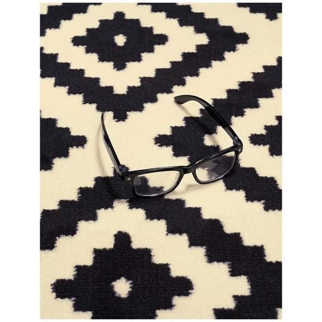 UNAMOURDETAPIS Tapis Salon 60x110 Cm Rectangulaire AF ROMA Crème Entrée Adapté Au Chauffage Par Le Sol - Crème 3 UNAMOURDETAPIS Tapis Salon 60x110 Cm Rectangulaire AF ROMA Crème Entrée Adapté Au Chauffage Par Le Sol - Crème – Image 3