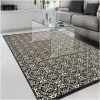 UNAMOURDETAPIS Tapis Salon 140x200 Cm Rectangulaire BC RONTRI Noir Salon Adapté Au Chauffage Par Le Sol - Noir