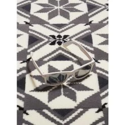 UNAMOURDETAPIS Tapis Salon 60x110 Cm Rectangulaire BC CARREAU DE CIMENT Gris Entrée Adapté Au Chauffage Par Le Sol - Gris -Tapis et paillasson Soldes 7368965 3